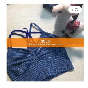 Blue sport  bra 🔥SOLD🔥💵😁😁